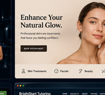 Beauty & Wellness example website